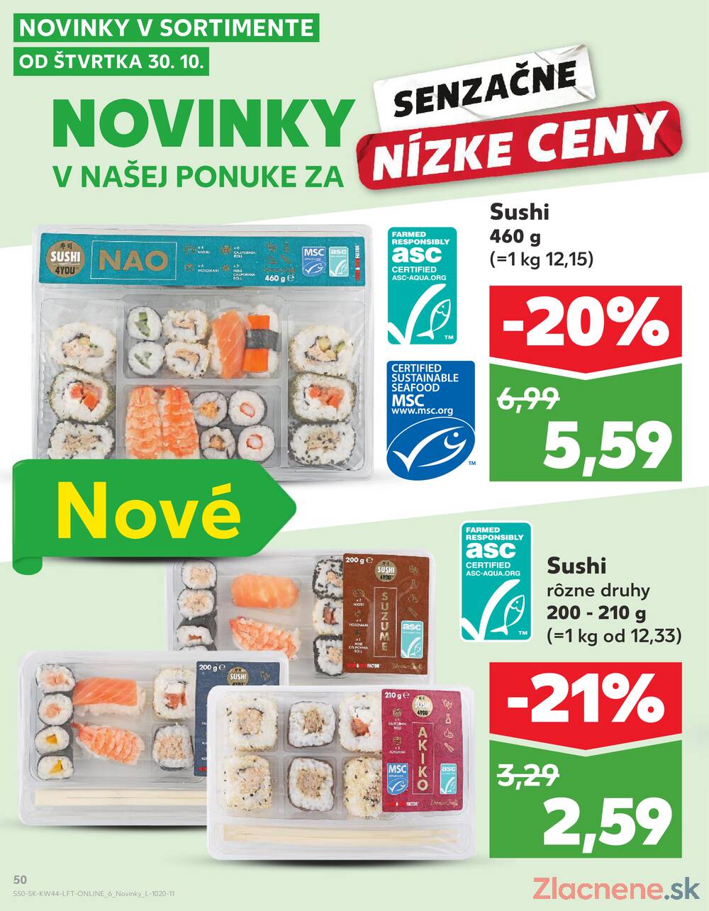 Leták Kaufland - Kaufland 30.10. - 5.11. - Kaufland Topoľčany - strana 50