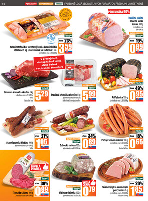 Leták COOP Jednota Slovensko
		  platný do 5.11.2025 - strana 14