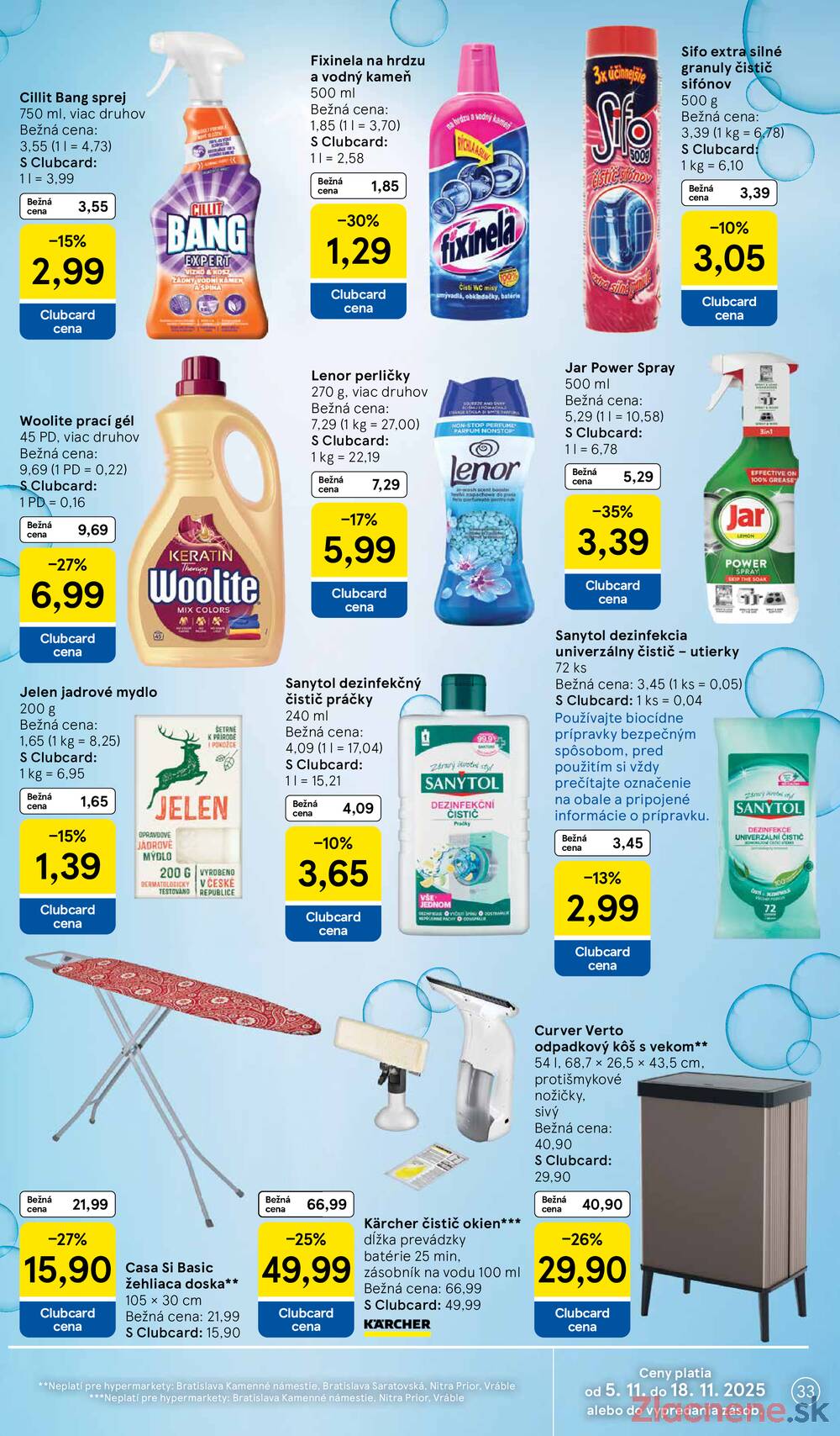 Leták Tesco
		  platný do 11.11.2025 - strana 33