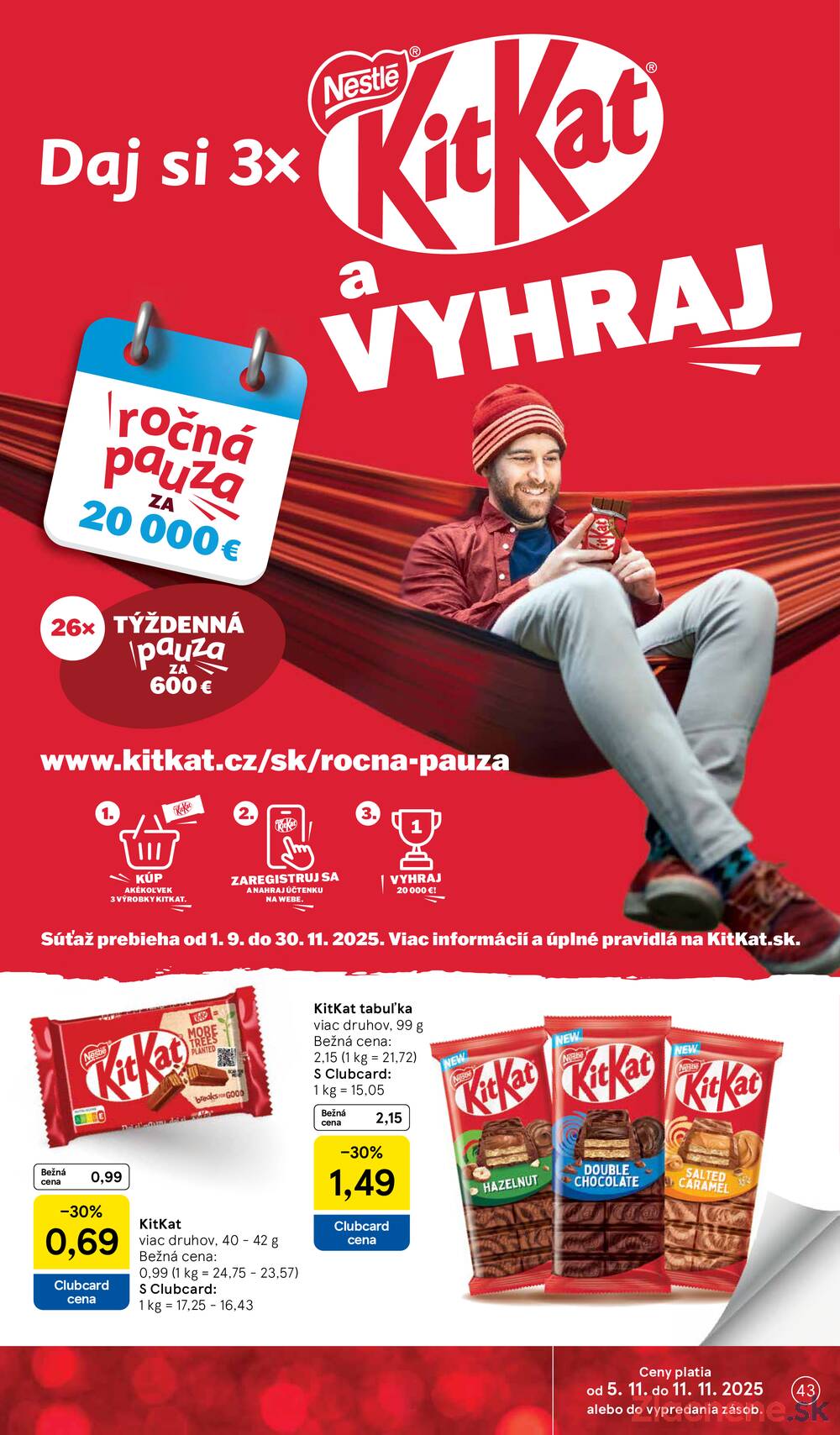 Leták Tesco
		  platný do 11.11.2025 - strana 43