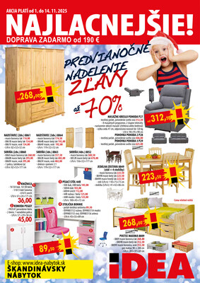 IDEA nábytok : 1 leták
