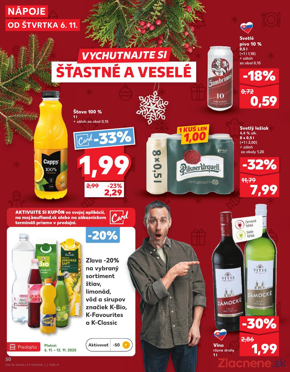 Leták Kaufland
platný do 12.11.2025 - strana 50