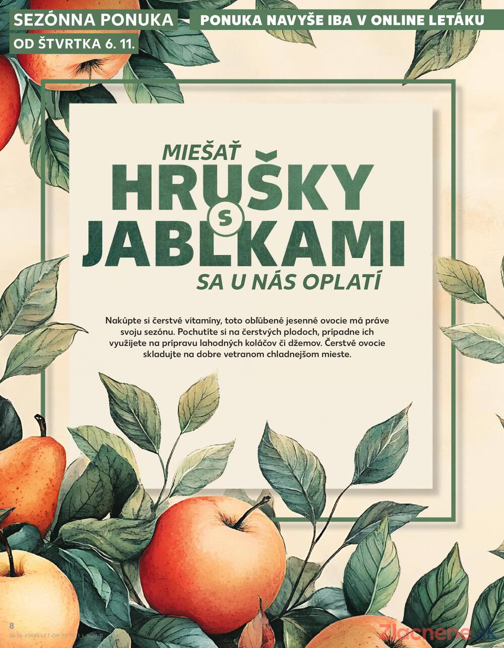 Leták Kaufland - Kaufland 6.11. - 12.11. - Kaufland Vranov nad Topľou - strana 8