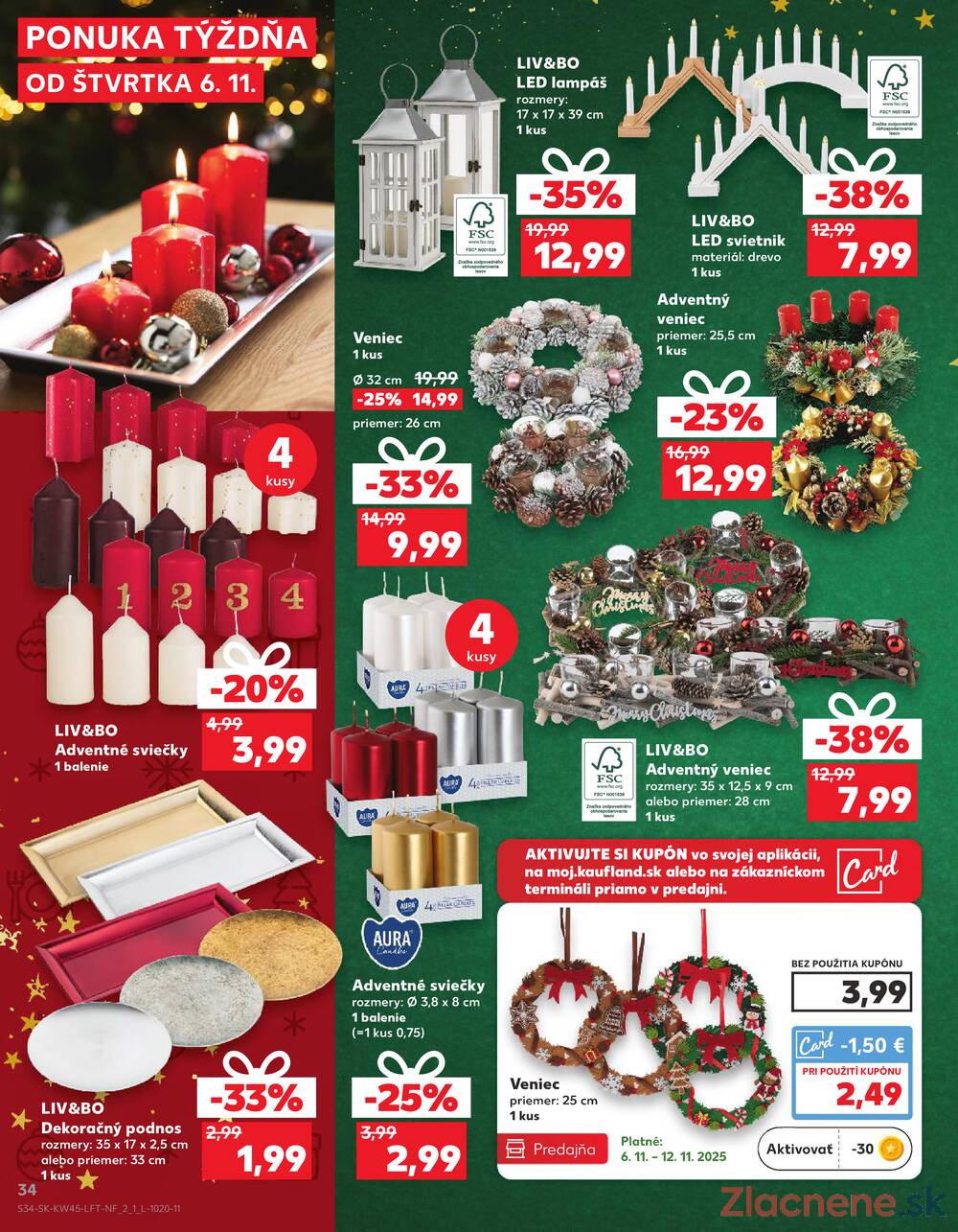 Leták Kaufland - Kaufland 6.11. - 12.11. - Kaufland Vranov nad Topľou - strana 34 Leták Kaufland - Kaufland 6.11. - 12.11. - Kaufland Vranov nad Topľou - strana 34