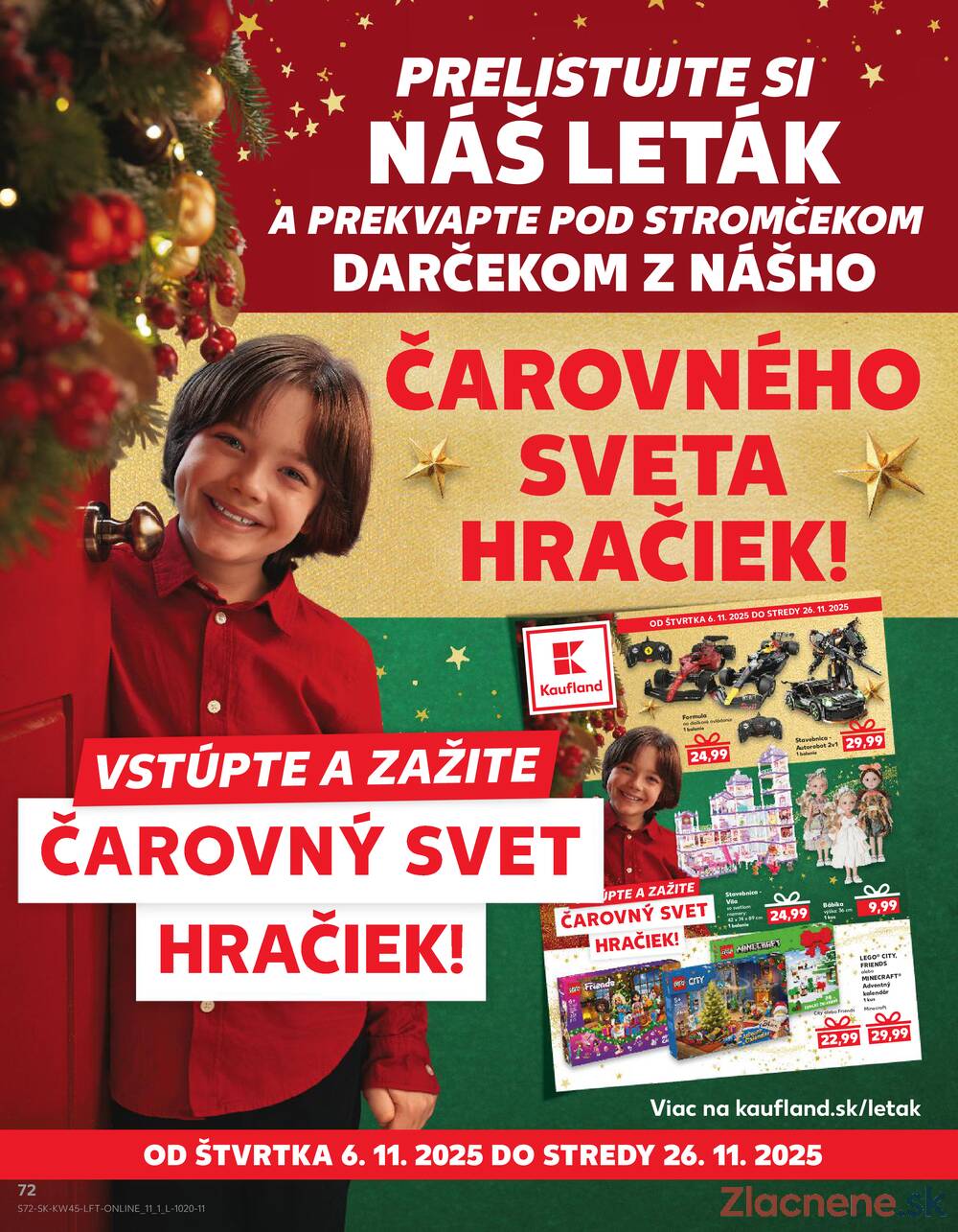 Leták Kaufland - Kaufland 6.11. - 12.11. - Kaufland Nitra - Čermáň - strana 72
