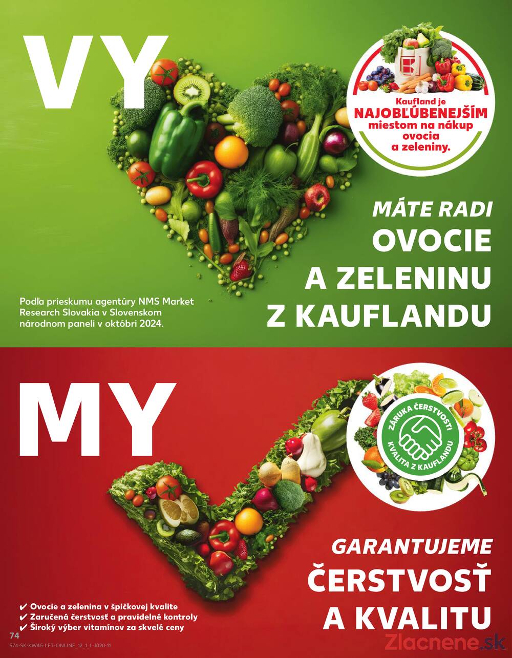 Leták Kaufland - Kaufland 6.11. - 12.11. - Kaufland Košice-Pri hati - strana 74 Leták Kaufland - Kaufland 6.11. - 12.11. - Kaufland Košice-Pri hati - strana 74