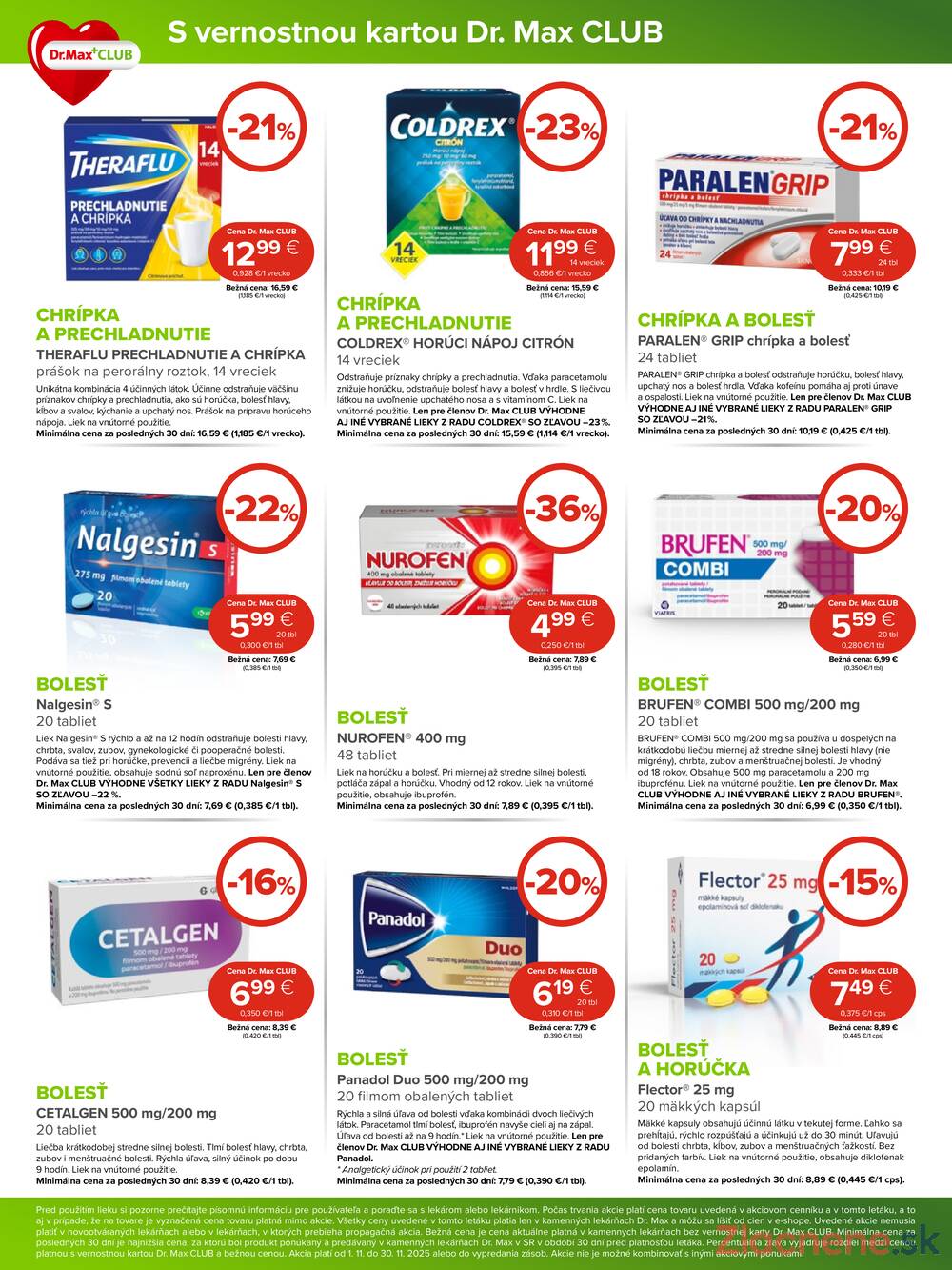 Leták Dr.Max
		  platný do 30.11.2025 - strana 2