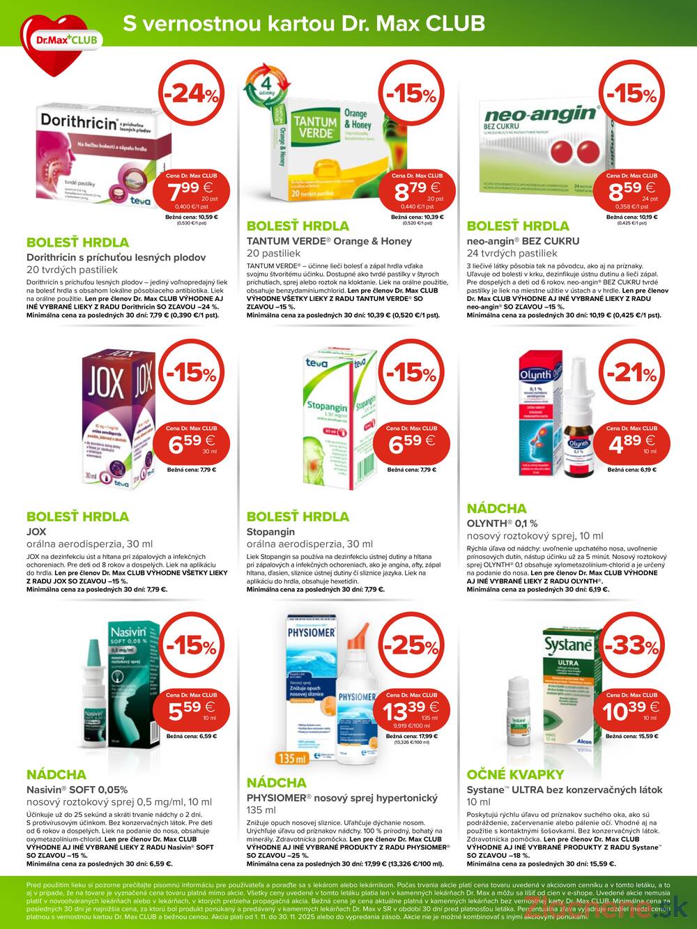 Leták Dr.Max
		  platný do 30.11.2025 - strana 5