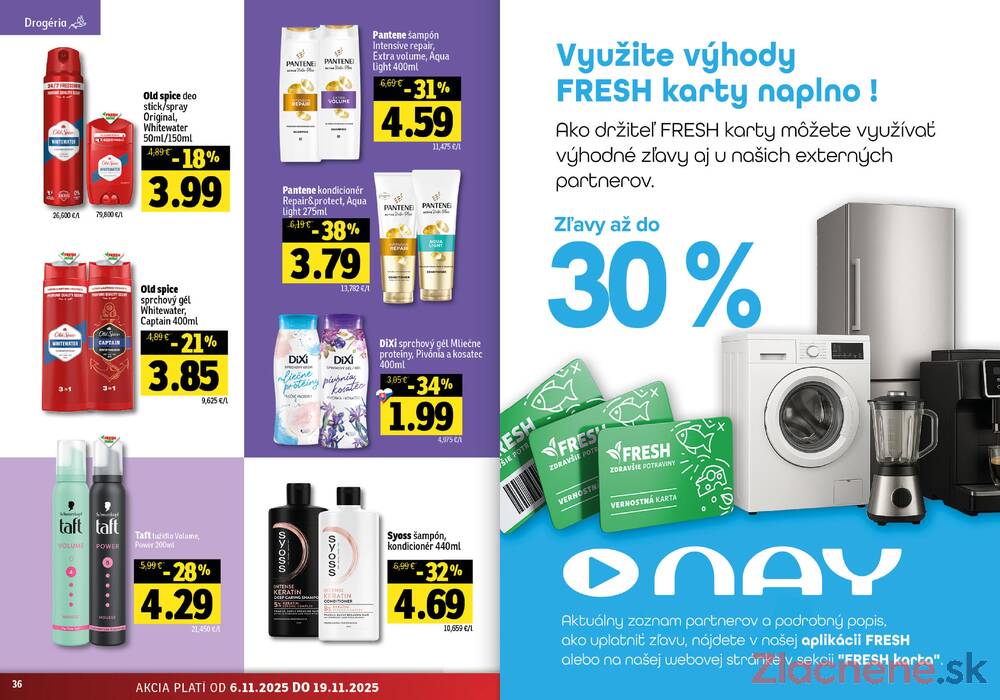 Leták Fresh
platný do 19.11.2025 - strana 19