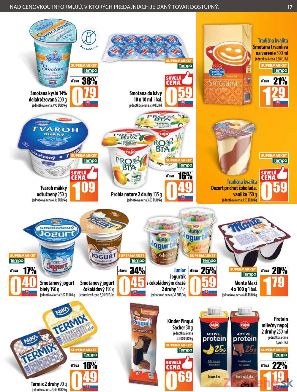 Leták COOP Jednota Slovensko
platný do 12.11.2025 - strana 17
