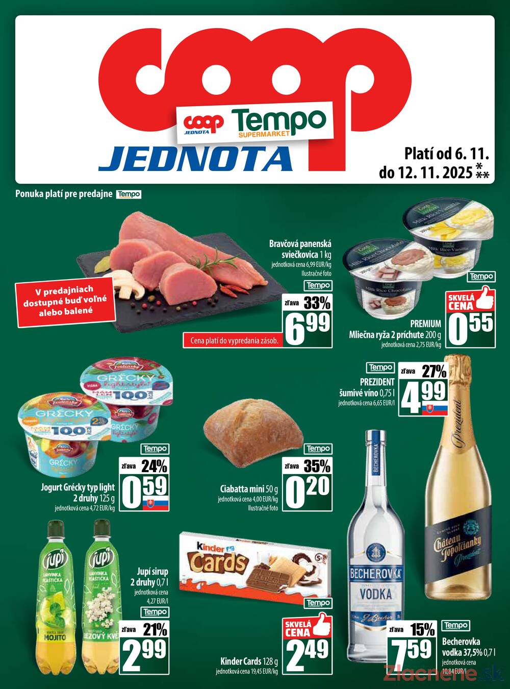 Leták COOP Jednota Slovensko
platný do 12.11.2025 - strana 25