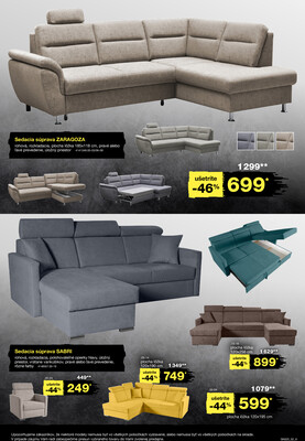 Leták SCONTO nábytok
platný do 4.12.2025 - strana 2