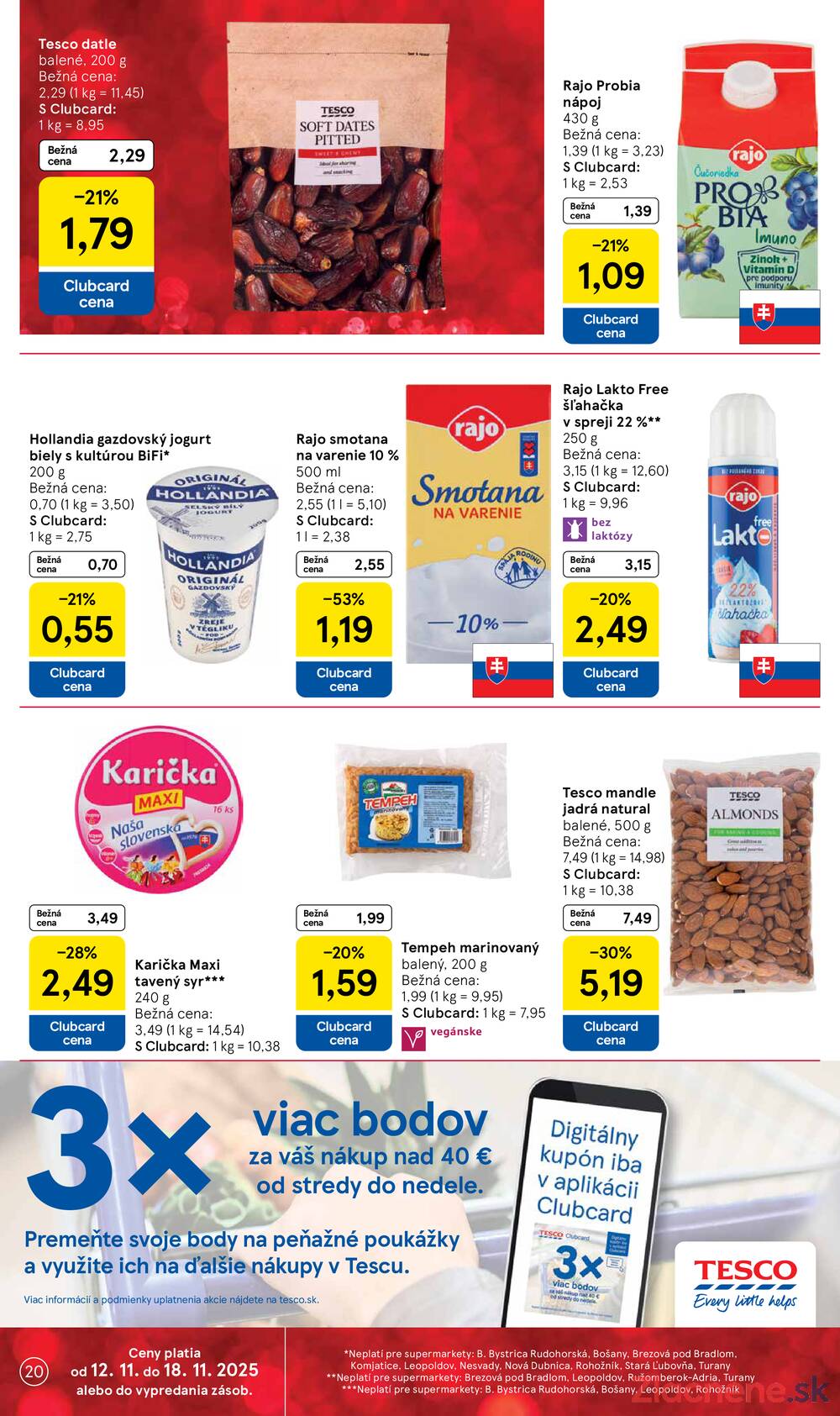 Leták Tesco
platný do 18.11.2025 - strana 20