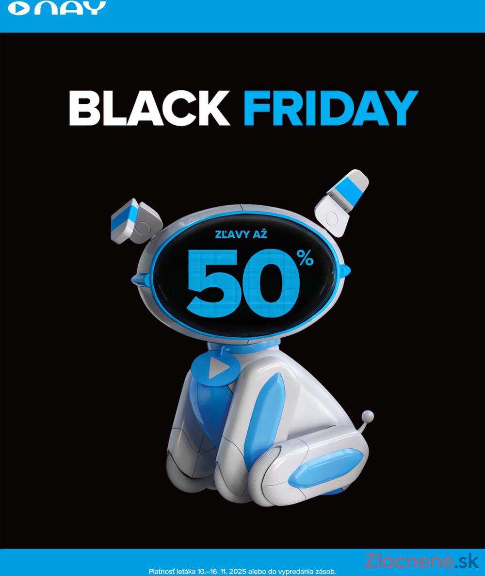 Leták NAY - NAY od 10.11. do 16.11.2025 - strana 1 Leták NAY - NAY od 10.11. do 16.11.2025 - strana 1