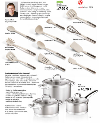 Leták Tescoma
platný do 31.1.2026 - strana 23