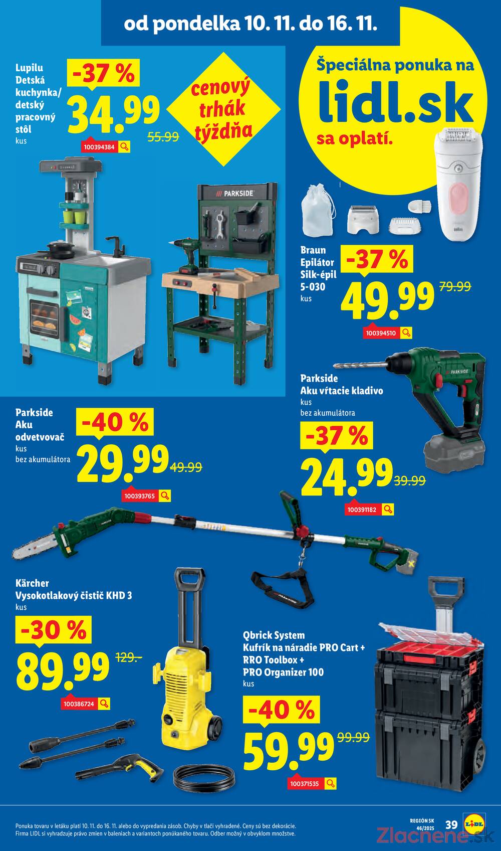 Leták Lidl
platný do 16.11.2025 - strana 62