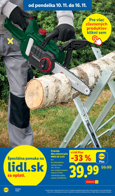 Leták Lidl
platný do 16.11.2025 - strana 64