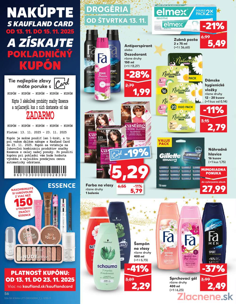 Leták Kaufland
platný do 19.11.2025 - strana 56