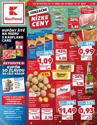 Leták Kaufland 13.11. - 19.11. - Kaufland Šamorín-Mliečno - Krajinská cesta
