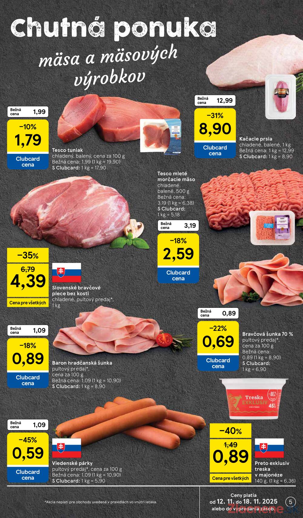 Leták Tesco
		  platný do 18.11.2025 - strana 5