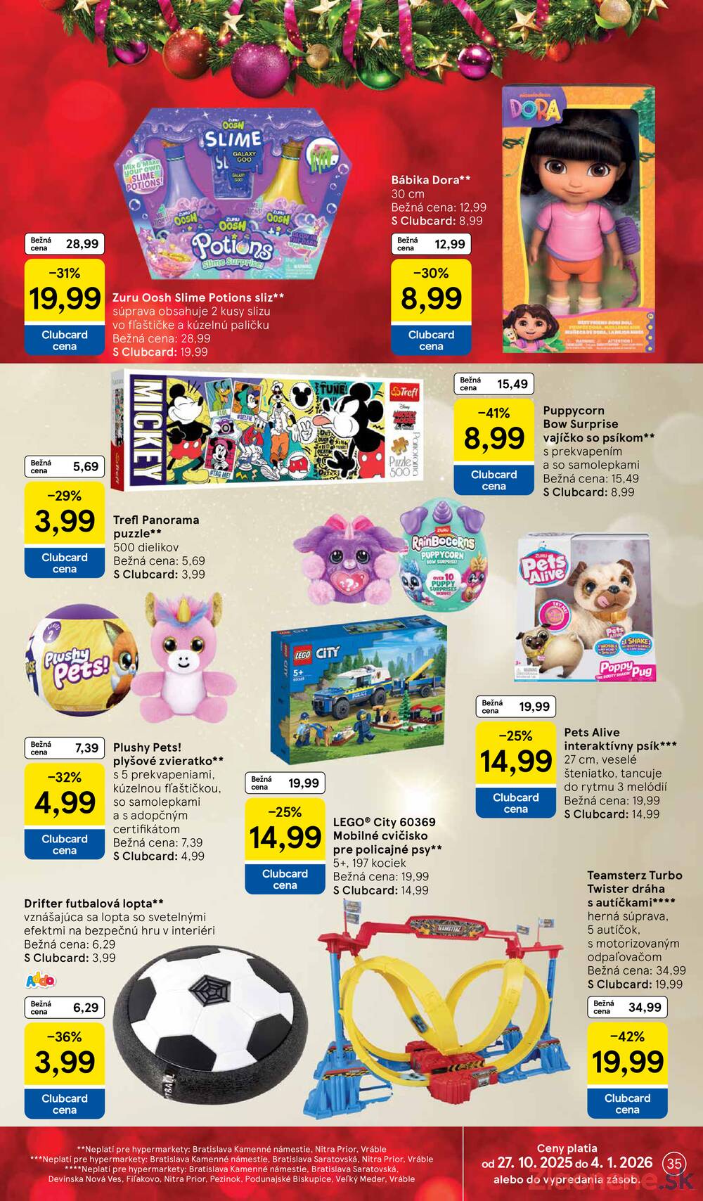 Leták Tesco
		  platný do 18.11.2025 - strana 35