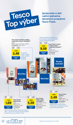 Tesco malé hypermarkety od 12.11. do 18.11.2025