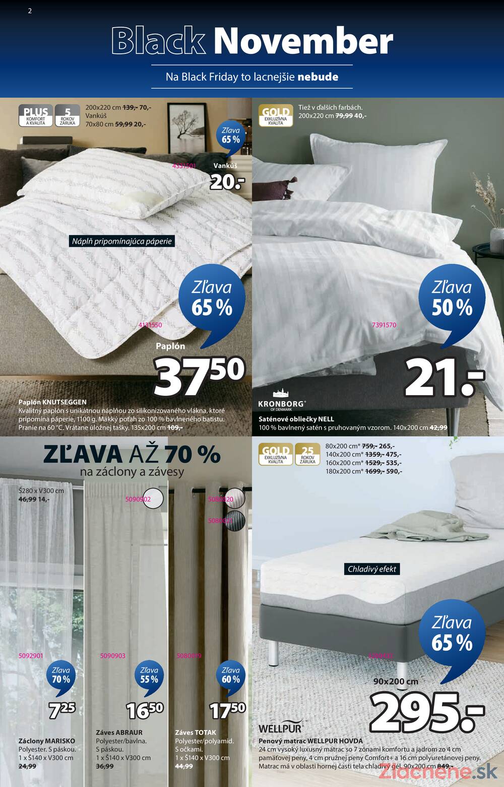 Leták Jysk
platný do 23.11.2025 - strana 2