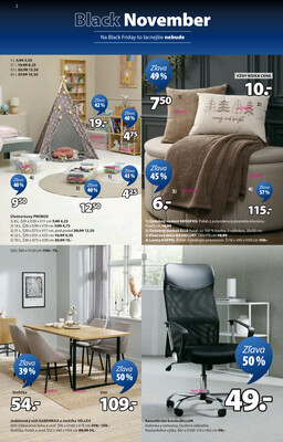 Leták Jysk
platný do 23.11.2025 - strana 2