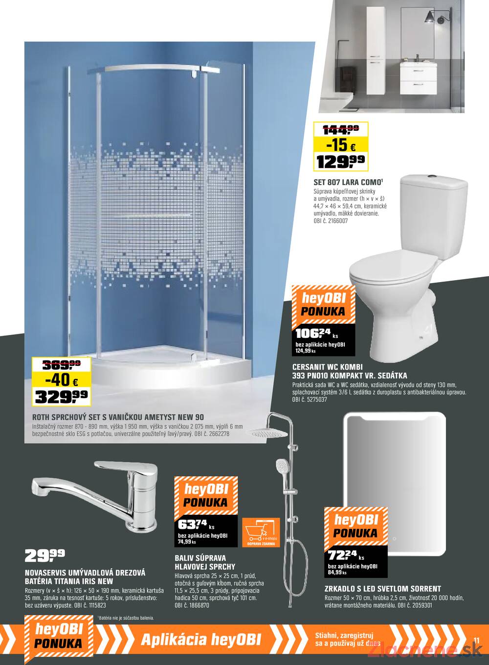 Leták OBI
platný do 30.11.2025 - strana 11