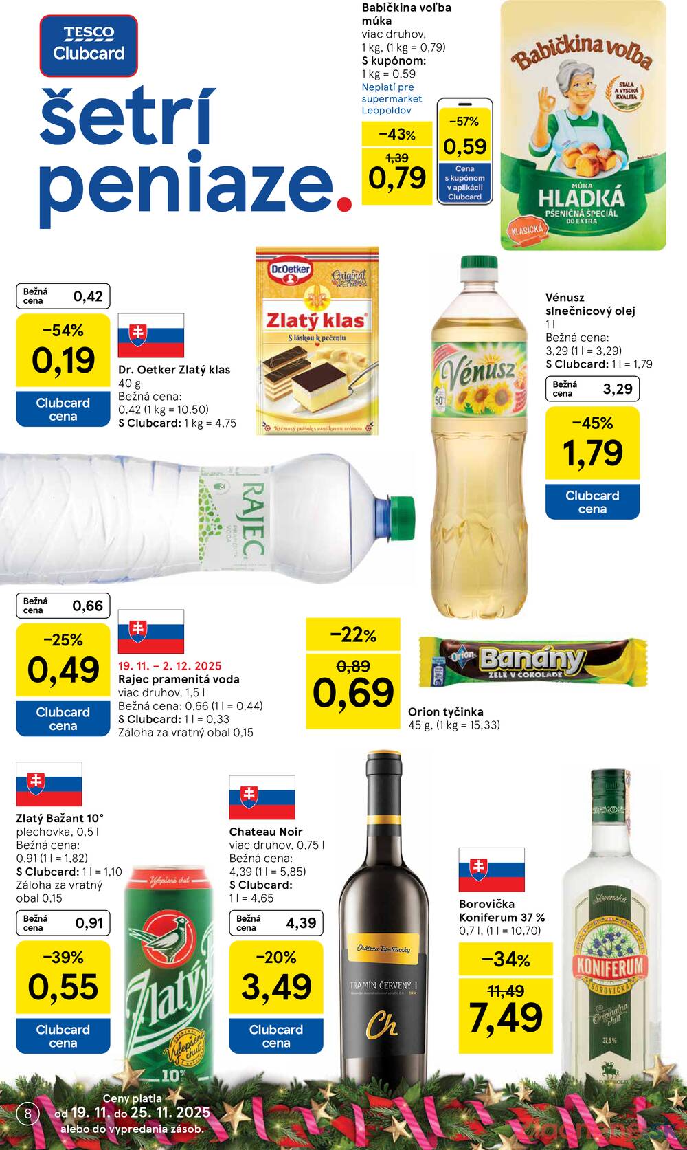 Leták Tesco - Tesco supermarkety od 19.11. do 25.11.2025 - strana 8 Leták Tesco - Tesco supermarkety od 19.11. do 25.11.2025 - strana 8
