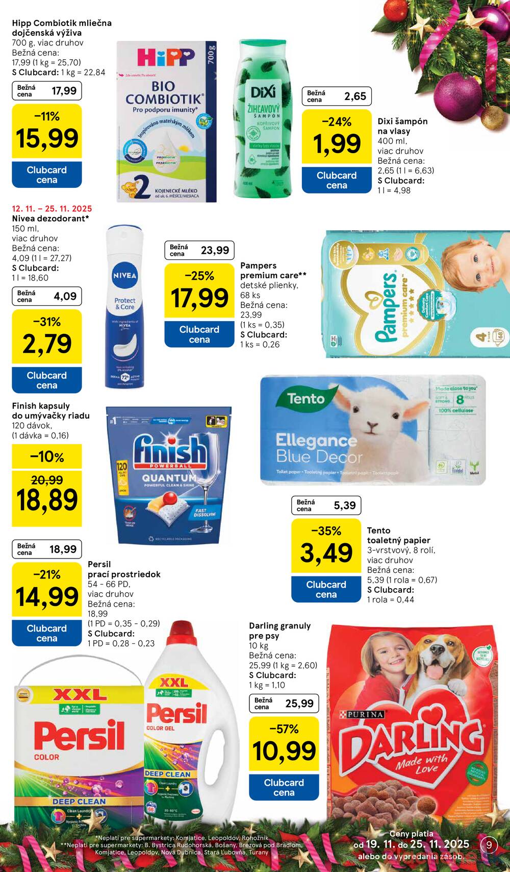 Leták Tesco
		  platný do 25.11.2025 - strana 9