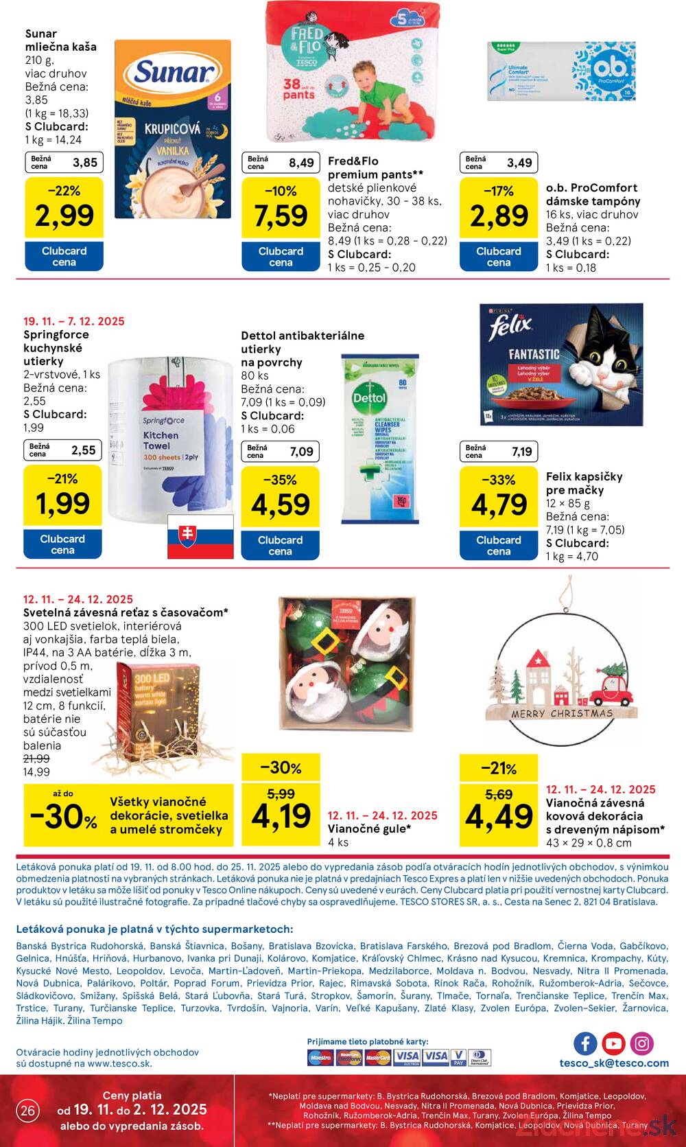 Leták Tesco
		  platný do 25.11.2025 - strana 26