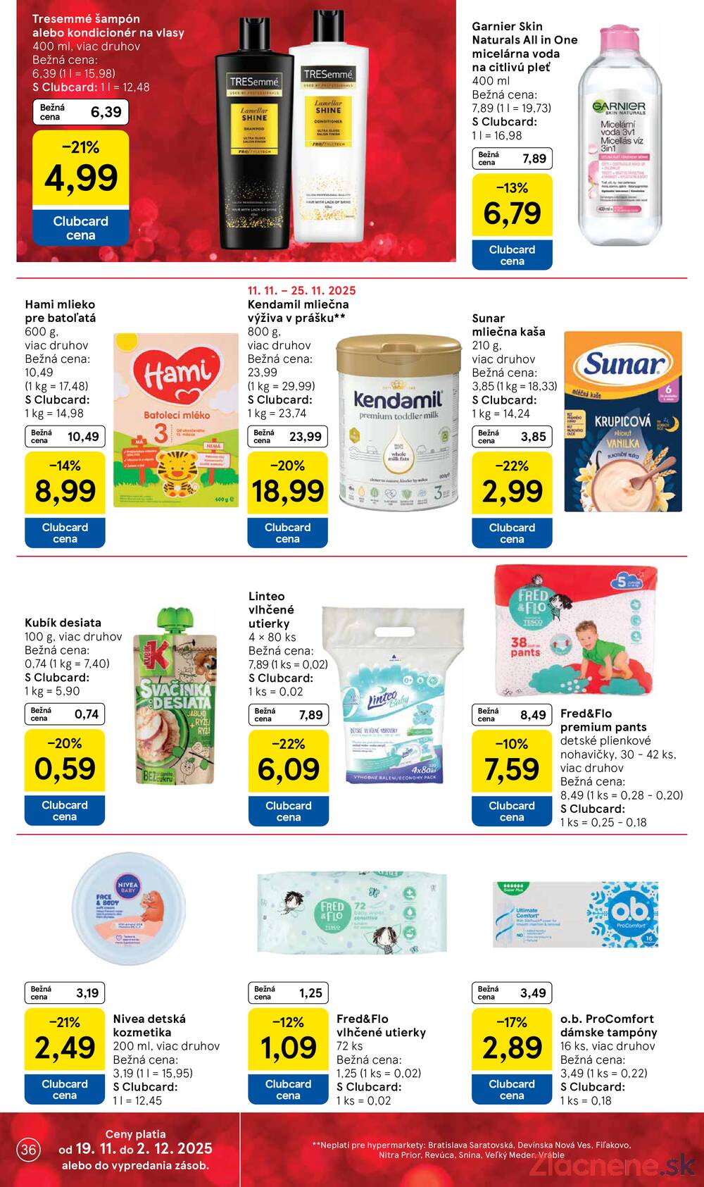 Leták Tesco - Tesco malé hypermarkety od 19.11. do 25.11.2025 - strana 36