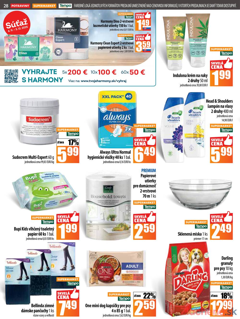 Leták COOP Jednota Slovensko - COOP II. do 19.11. - strana 28 Leták COOP Jednota Slovensko - COOP II. do 19.11. - strana 28