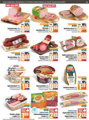 Leták COOP Jednota Slovensko
		  platný do 19.11.2025 - strana 19