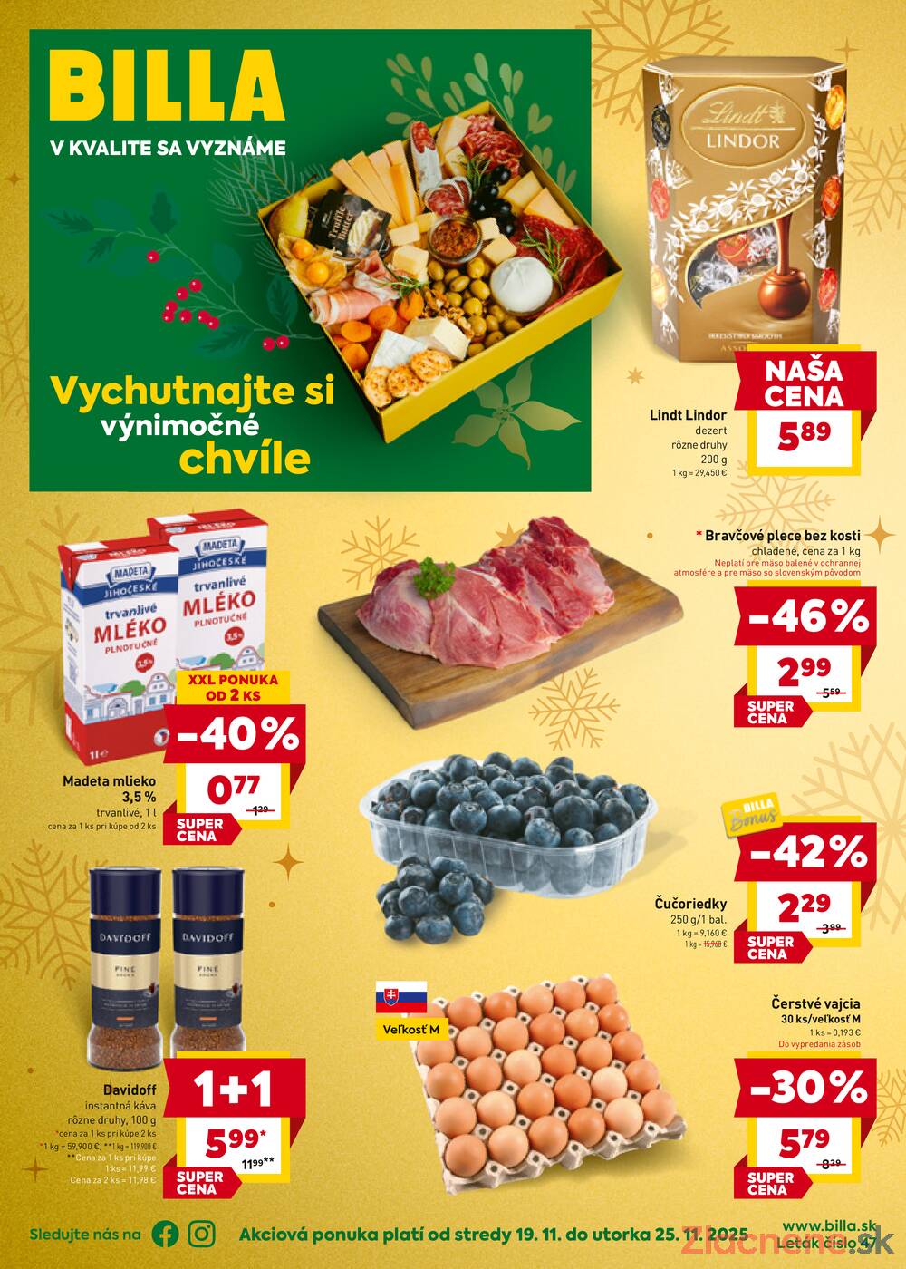 Leták Billa - Billa od 19.11. do 25.11.2025 - strana 1