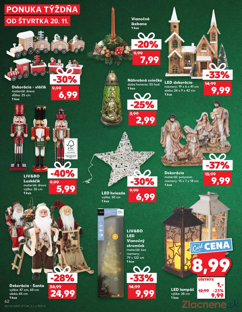 Leták Kaufland - Kaufland 20.11. - 26.11. - Kaufland Spišská Nová Ves - strana 62 Leták Kaufland - Kaufland 20.11. - 26.11. - Kaufland Spišská Nová Ves - strana 62