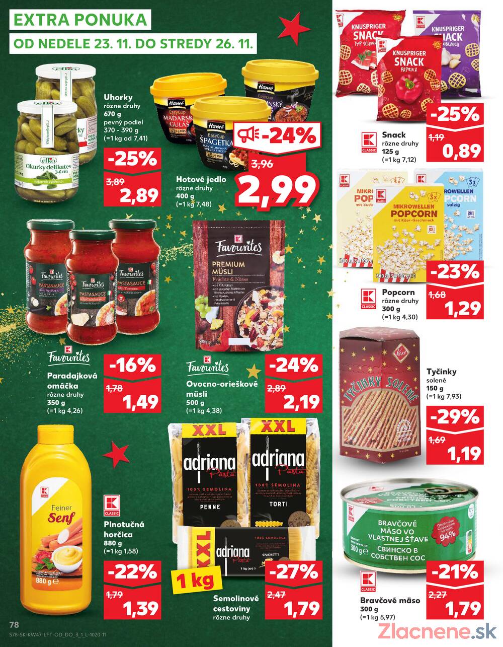 Leták Kaufland - Kaufland 20.11. - 26.11. - Kaufland Spišská Nová Ves - strana 78