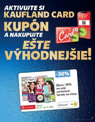 Kaufland 20.11. - 26.11. - Kaufland Spišská Nová Ves