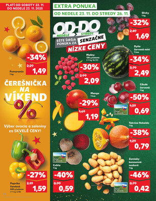 Kaufland 20.11. - 26.11. - Kaufland Spišská Nová Ves