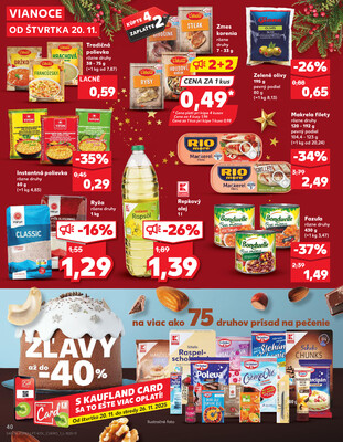 Leták Kaufland
		  platný do 26.11.2025 - strana 40
