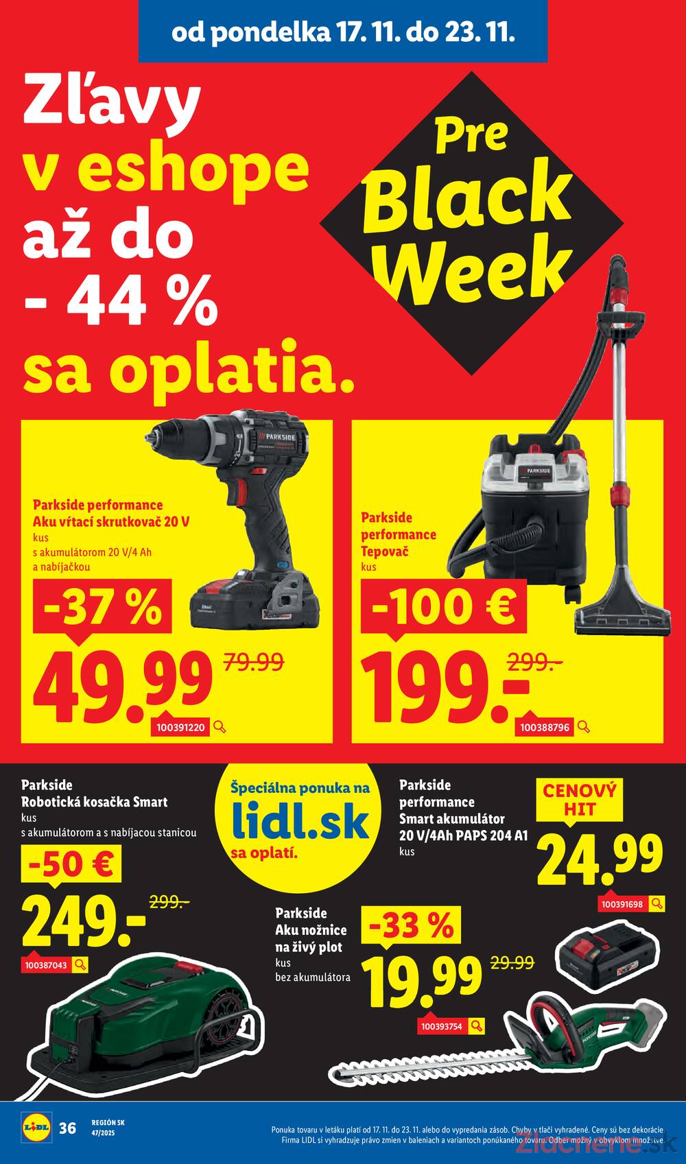Leták Lidl
		  platný do 23.11.2025 - strana 92