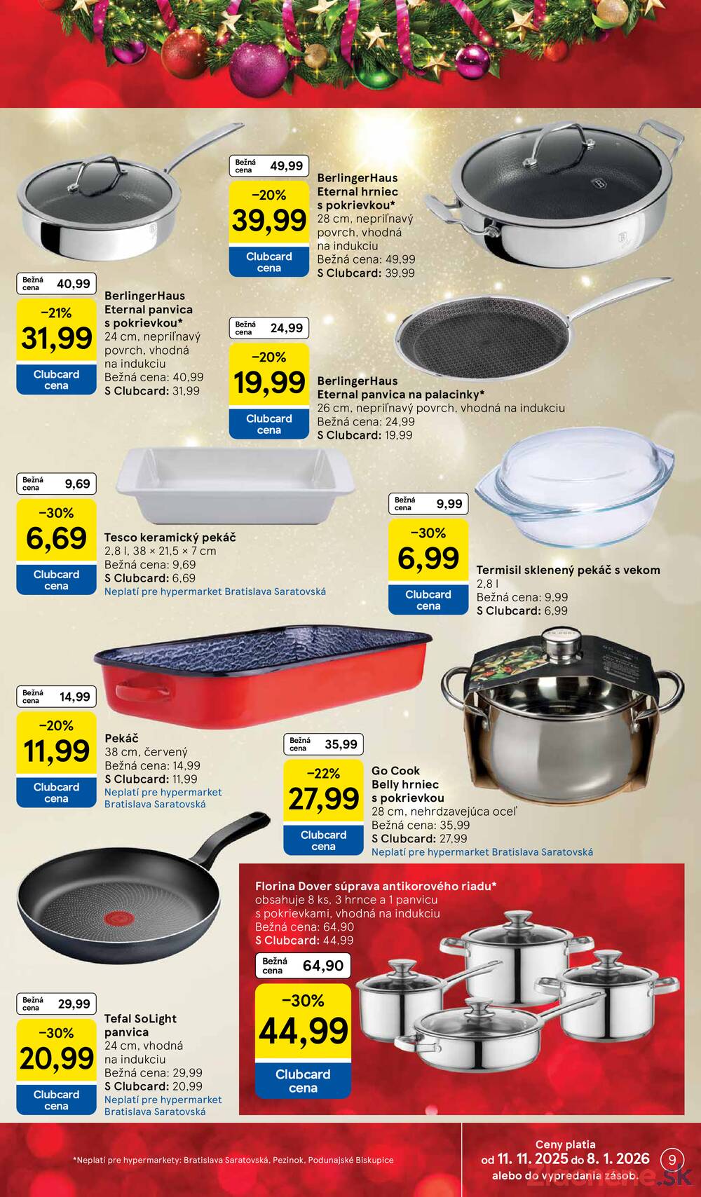 Leták Tesco
platný do 24.12.2025 - strana 9