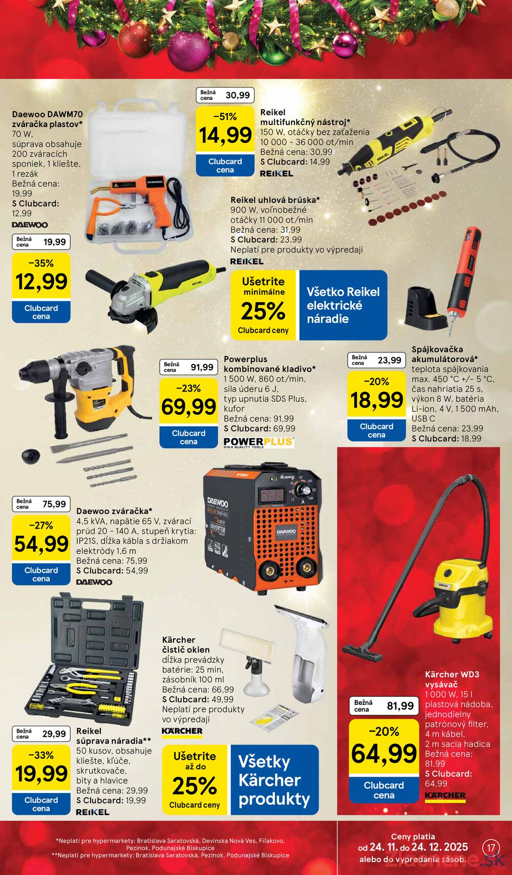 Leták Tesco - Tesco SPECIÁL velké hypermarkety  od 25.11. do 24.12.2025 - strana 17