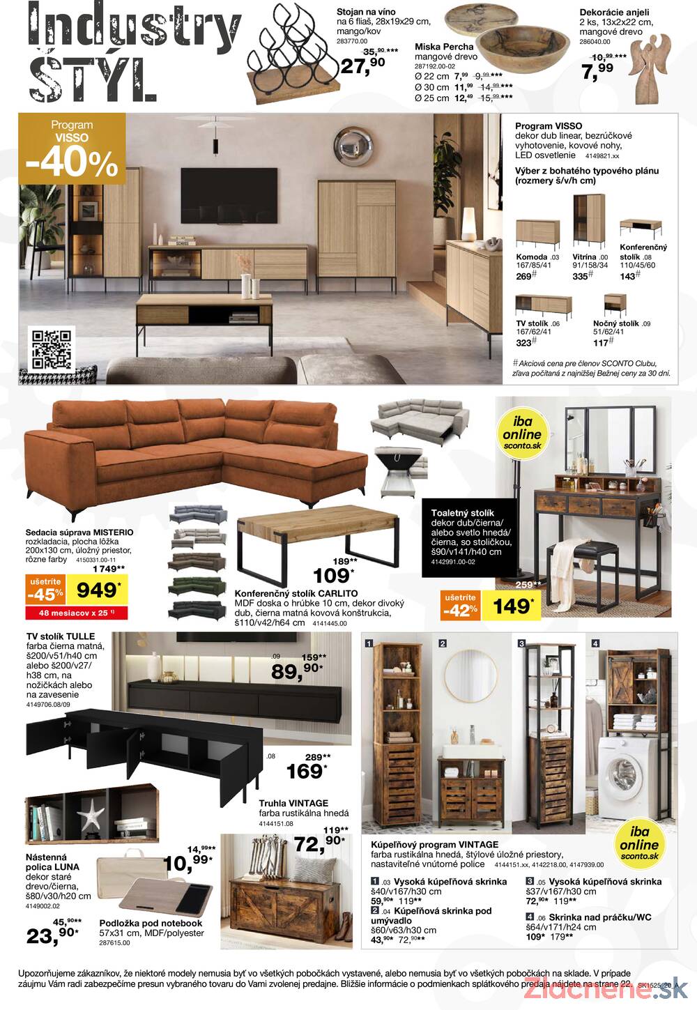 Leták SCONTO nábytok - Sconto nábytok od 26.11. do 21.12.2025 - strana 20