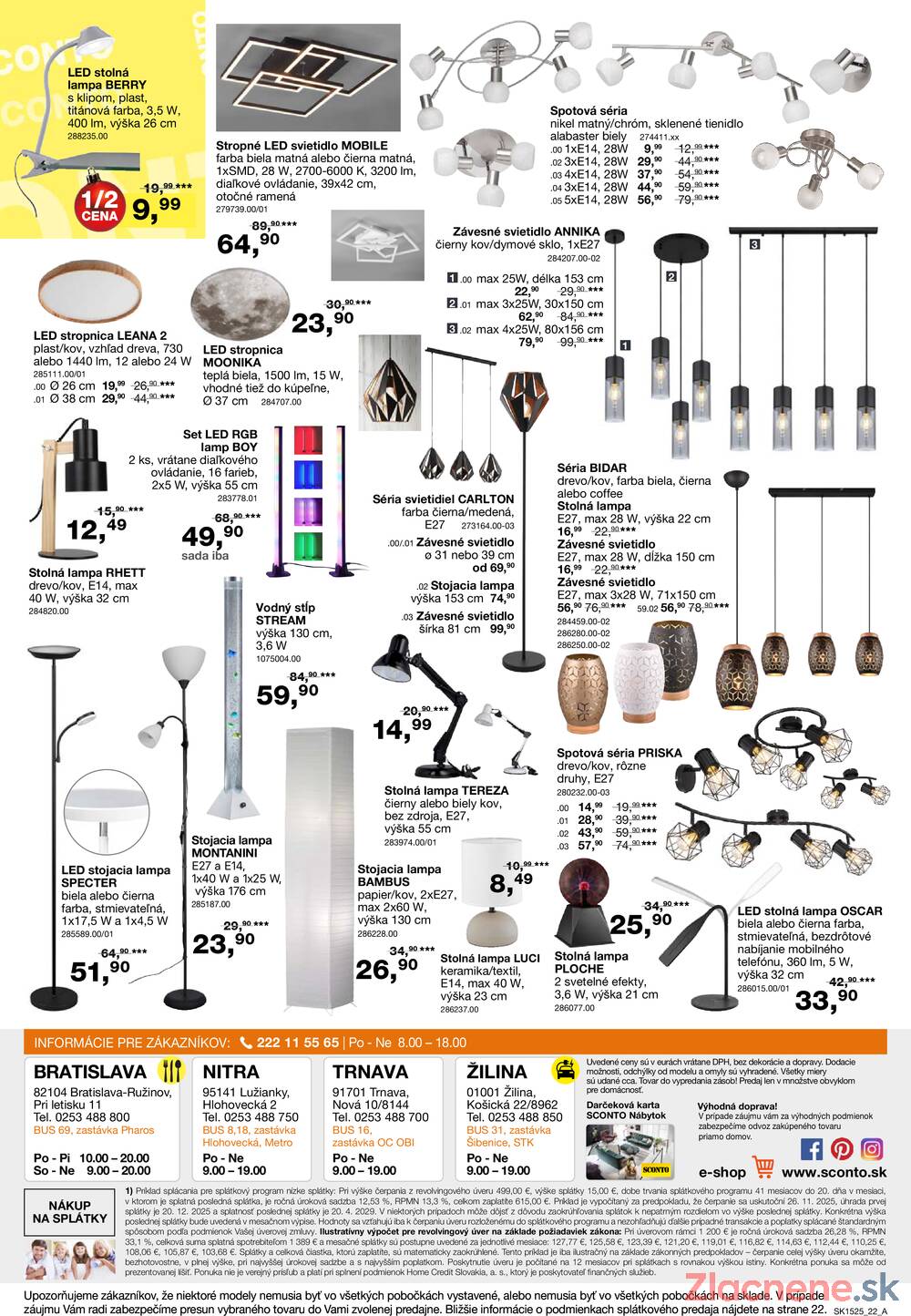 Leták SCONTO nábytok
platný do 21.12.2025 - strana 22