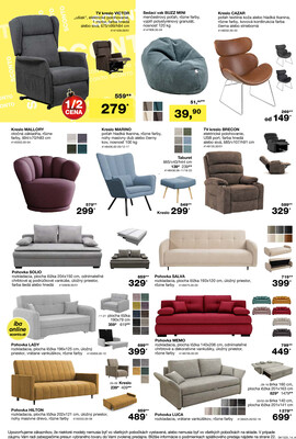Sconto nábytok od 26.11. do 21.12.2025