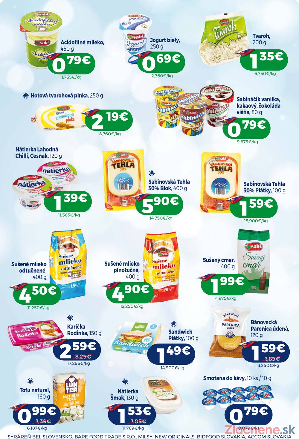 Leták MILK - AGRO
		  platný do 2.12.2025 - strana 4