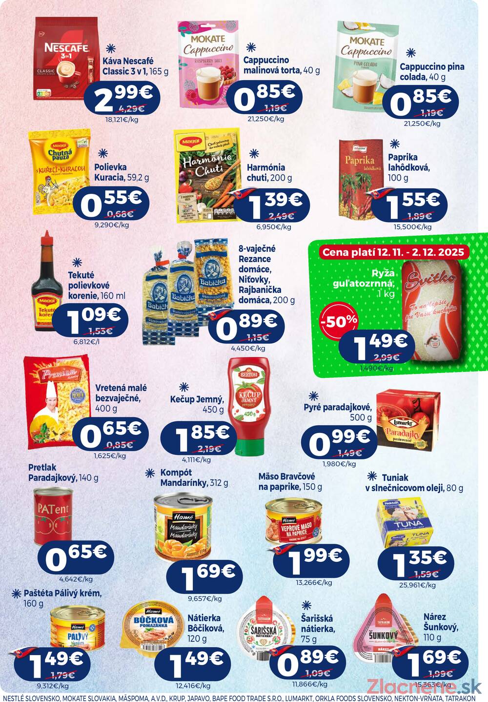 Leták MILK - AGRO
		  platný do 2.12.2025 - strana 13