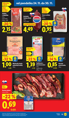 Leták Lidl
		  platný do 30.11.2025 - strana 15